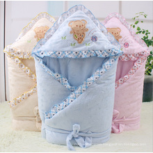 Fashion Coral Fleece Soft Baby Swaddle Baby Blanket